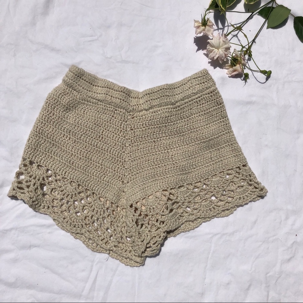 Crochet shorts